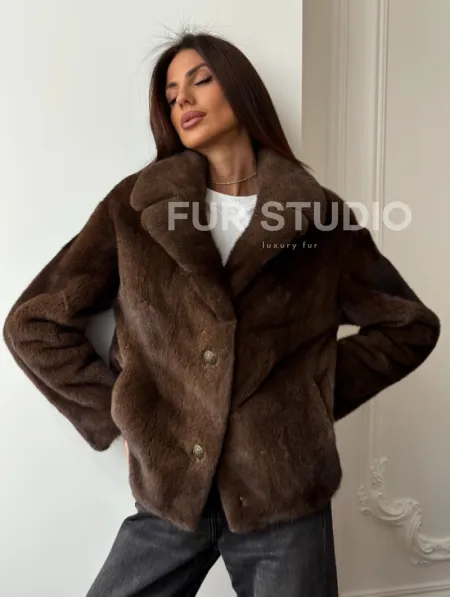 Норковый пиджак - фото 12