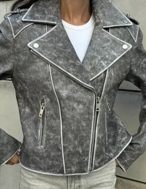 Косуха из натуральной кожи  VINTAGE COLLECTION - фото 1