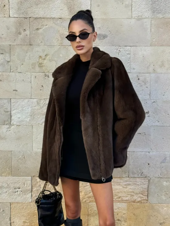 Норковая куртка (косуха) из аукционной скандинавской норки - фото 9