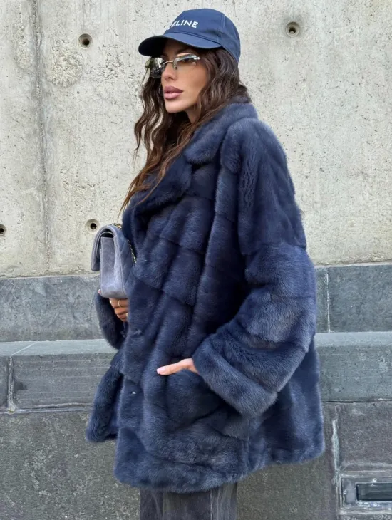 Короткая норковая шуба - автоледи - фото 4