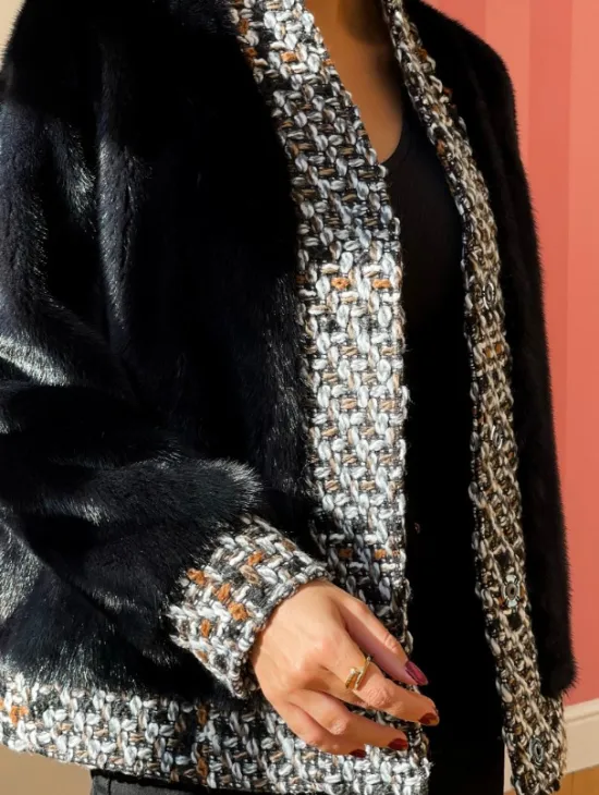 Куртка - жакет из меха норки - фото 2