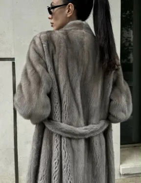Стильная шуба из скандинавской норки - фото 1